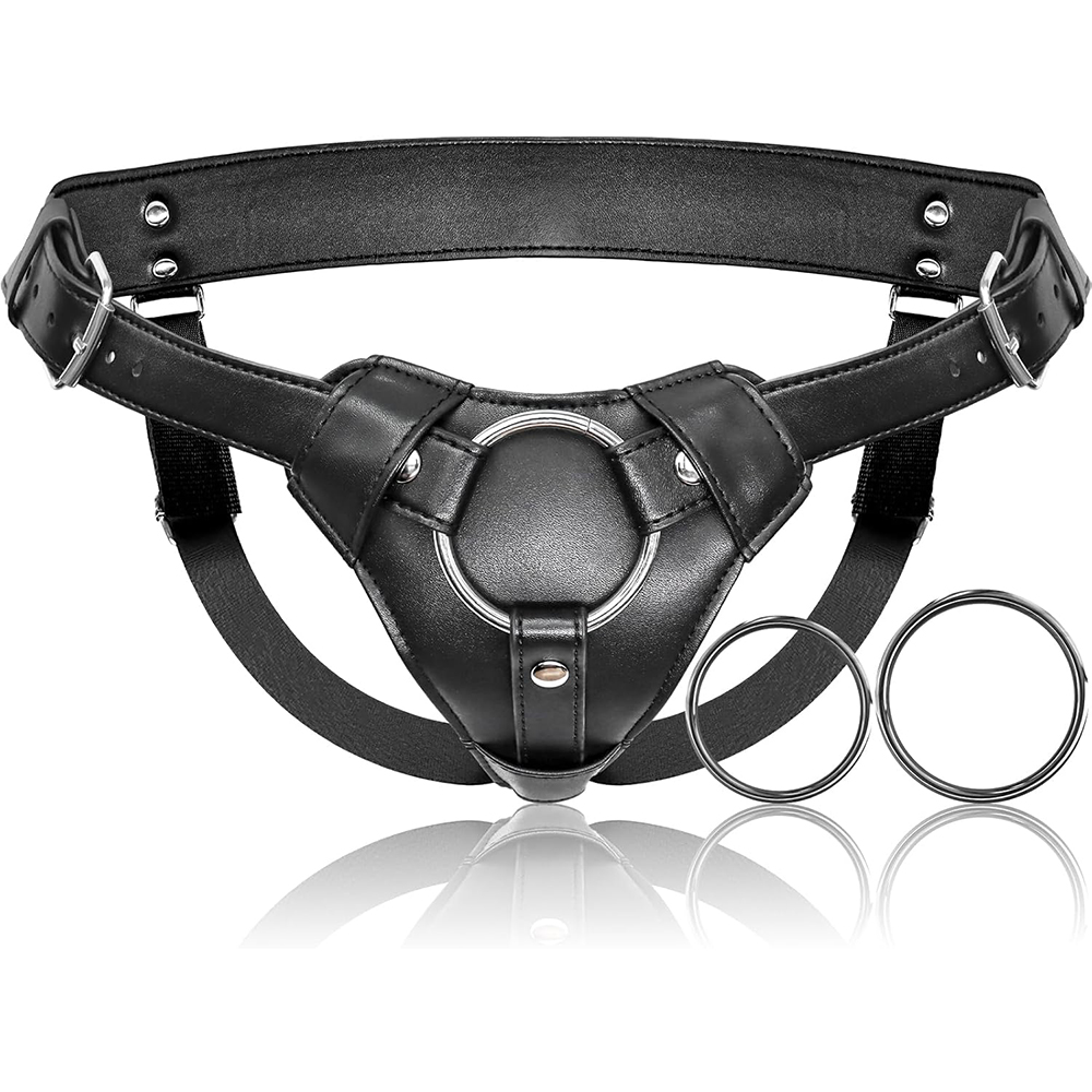Men'S Vegan Accessories - สายรัดอวัยวะเพศเทียมสำหรับผู้ใหญ่ ของเล่นทางเพศสำหรับผู้หญิง ผู้ชาย สายรัดเอวปรับได้ สายรัดต้นขา ทำจากไนลอนนุ่ม