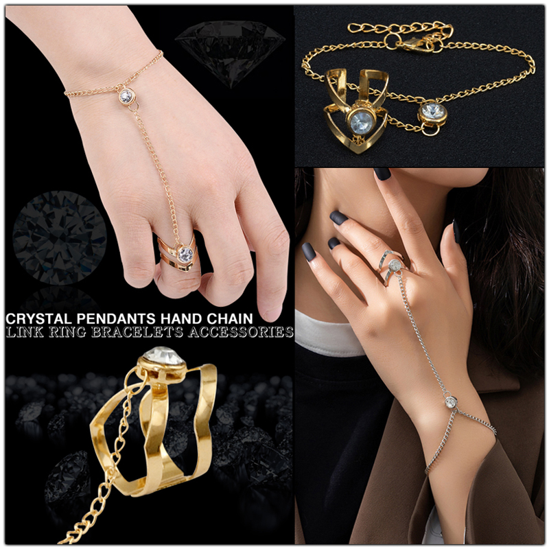Men'S Accessories Hand Bands - กำไลข้อมือรูปหัวใจแบบเรขาคณิตสำหรับผู้ชายและผู้หญิง ของตกแต่ง แหวนเชื่อมต่อ สายคล้องมือ ของขวัญ