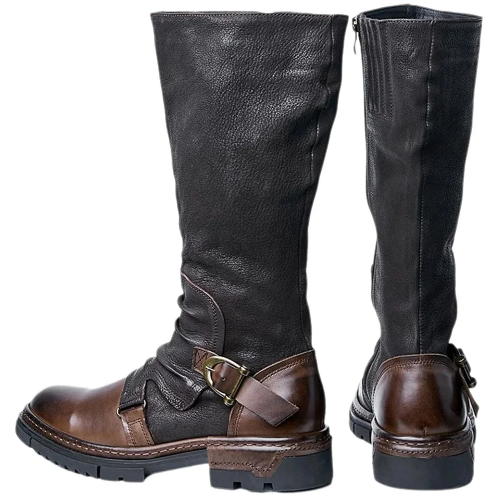 Medieval Men'S Accessories - รองเท้าบูทหนังเทียมสไตล์ยุคกลางสำหรับผู้ชาย รองเท้าบูทข้อเท้าสไตล์วิคตอเรียนเรเนซองส์ รองเท้าคอสเพลย์