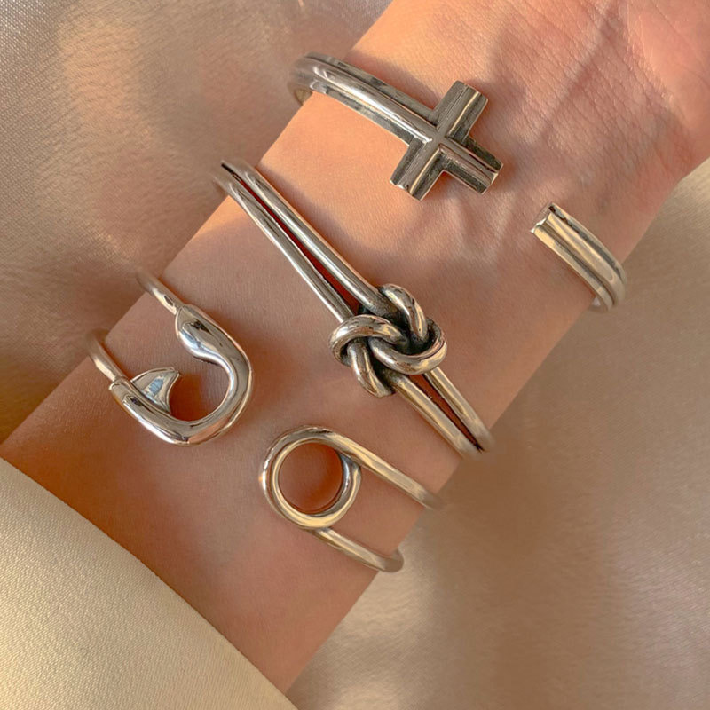 Men'S Accessories Trending - สร้อยข้อมือเงินแท้ 925 สําหรับผู้หญิงผู้ชาย String อุปกรณ์เสริม Trend