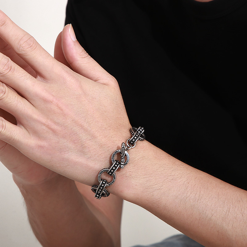 สร้อยข้อมือโซ่นักขี่จักรยานสไต - Men'S Accessories Hand Bands บทวิจารณ์และราคา