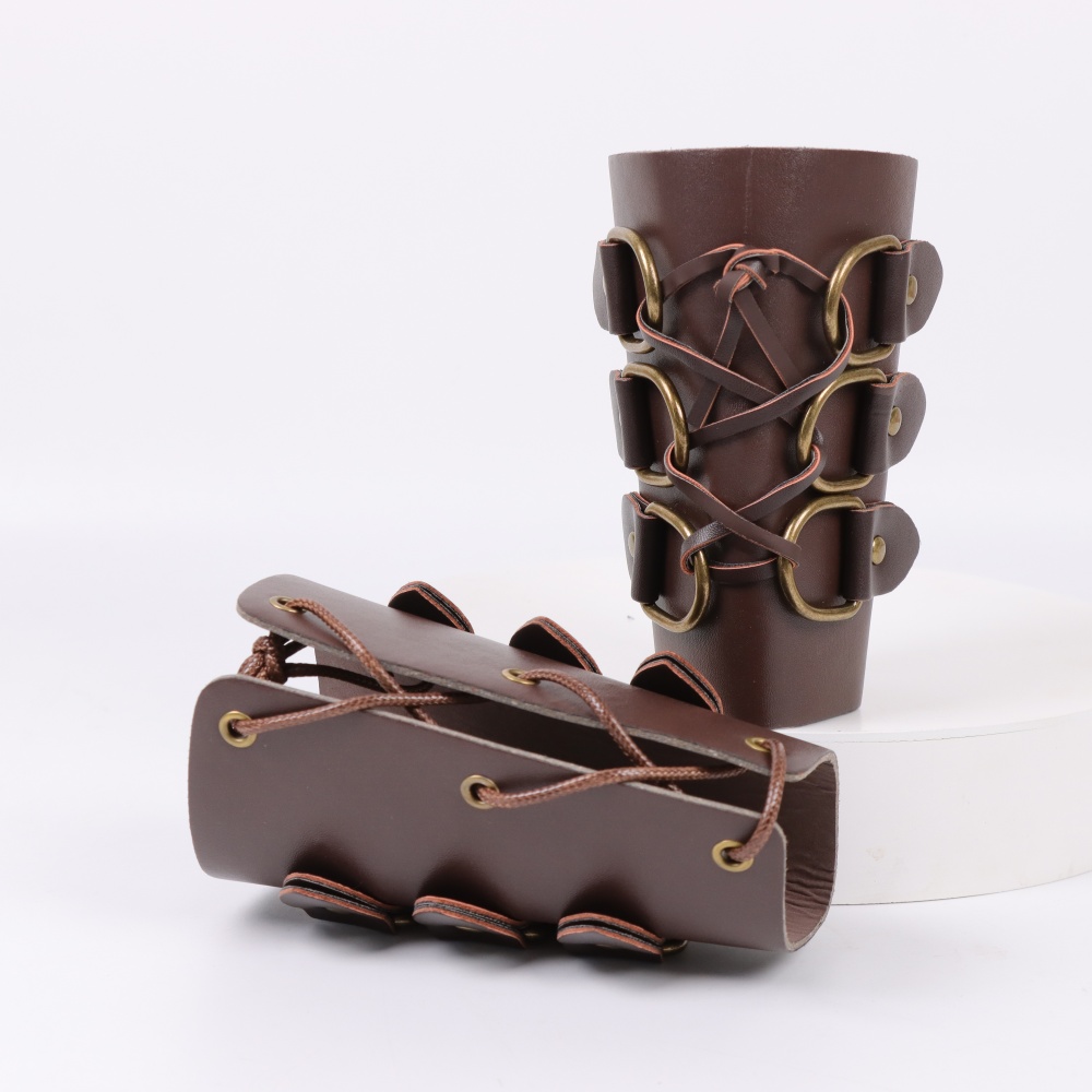 ยิงธนูยุคกลางหนังถุงมือยาว Ste - Medieval Men'S Accessories บทวิจารณ์และราคา