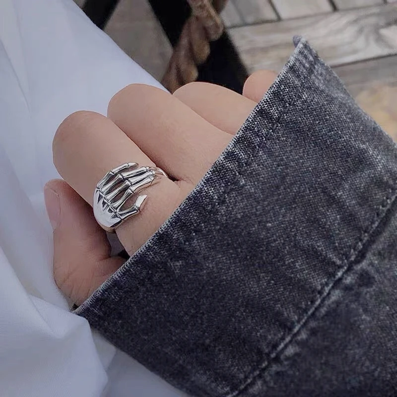 Vintage Skeleton Claw มือปาล์ม - Men'S Accessories Hand Bands บทวิจารณ์และราคา