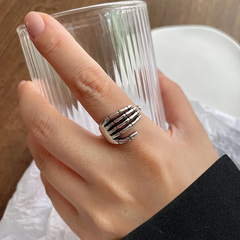 Vintage Skeleton Claw มือปาล์ม - Men'S Accessories Hand Bands บทวิจารณ์และราคา