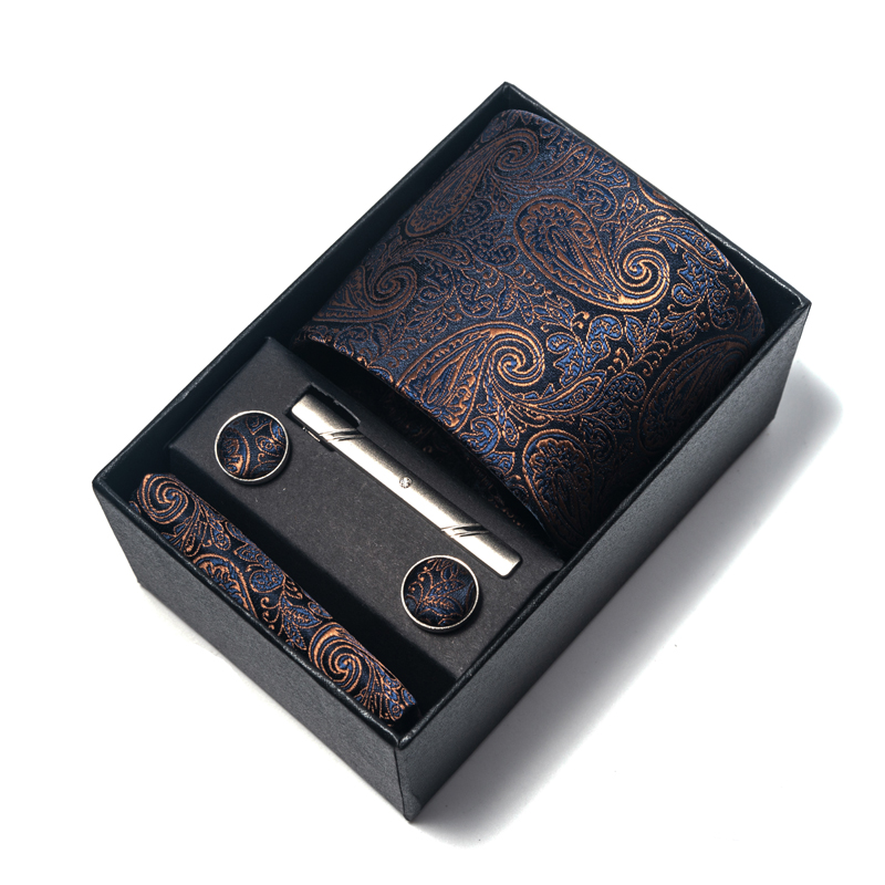 ขายร้อน 8 cm Tie ผ้าเช็ดหน้า C - Neck Tie Set Box บทวิจารณ์และราคา