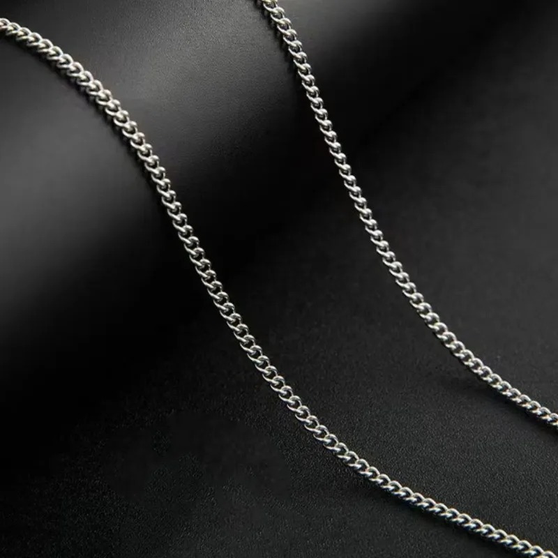 สร้อยคอคิวบันผู้ชายขนาด 2 มม.  - Men'S Accessories Trending บทวิจารณ์และราคา