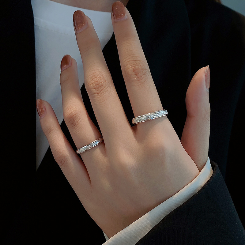 ของแท้925เงินคู่แหวนผู้หญิงผู้ - Men'S Accessories Hand Bands บทวิจารณ์และราคา
