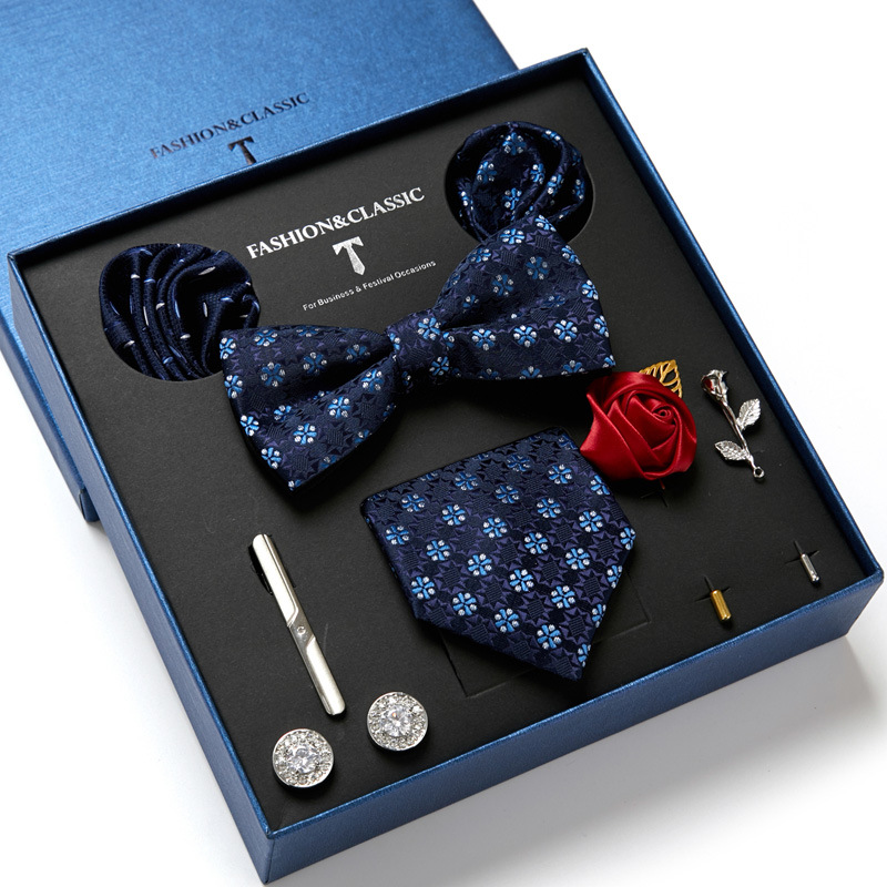 สีเขียว Mens Tie ของขวัญกล่องผ - Neck Tie Set Box บทวิจารณ์และราคา