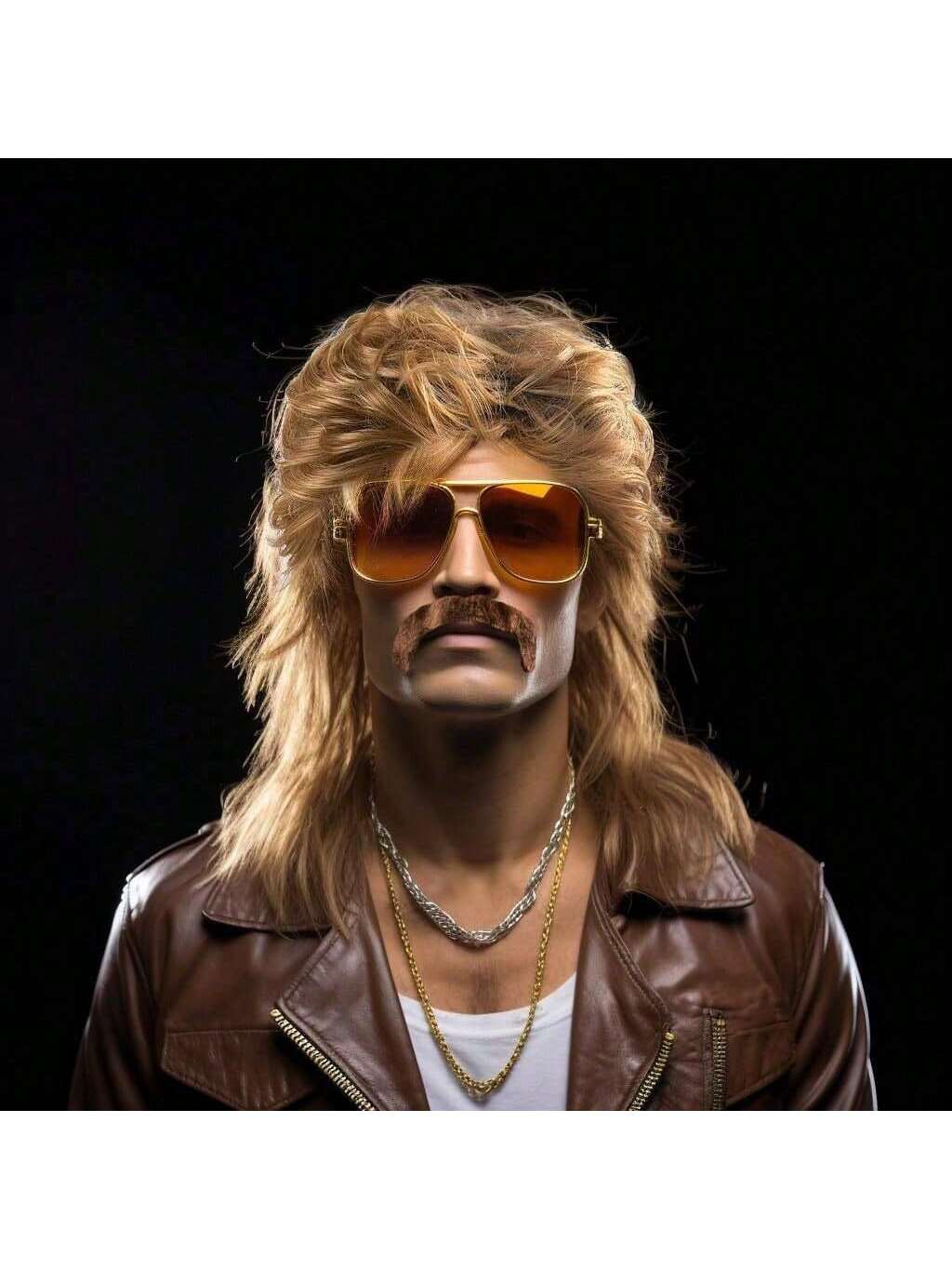 Mullet วิกผม 80s 90s ชุดอุปกรณ - Men'S Accessories In The 90S บทวิจารณ์และราคา