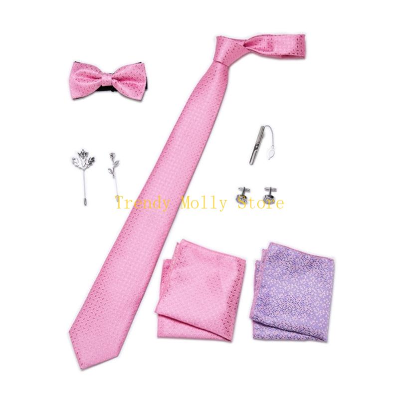 N5KB 9PCS แฟชั่นผู้ชายคอ Tie ช - Neck Tie Set Box บทวิจารณ์และราคา