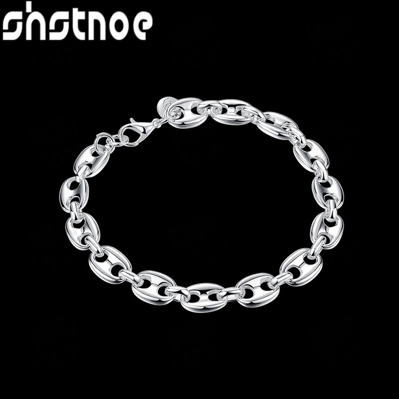สร้อยข้อมือเงินแท้ 925 รูปจมูก - Men'S Accessories Trending บทวิจารณ์และราคา