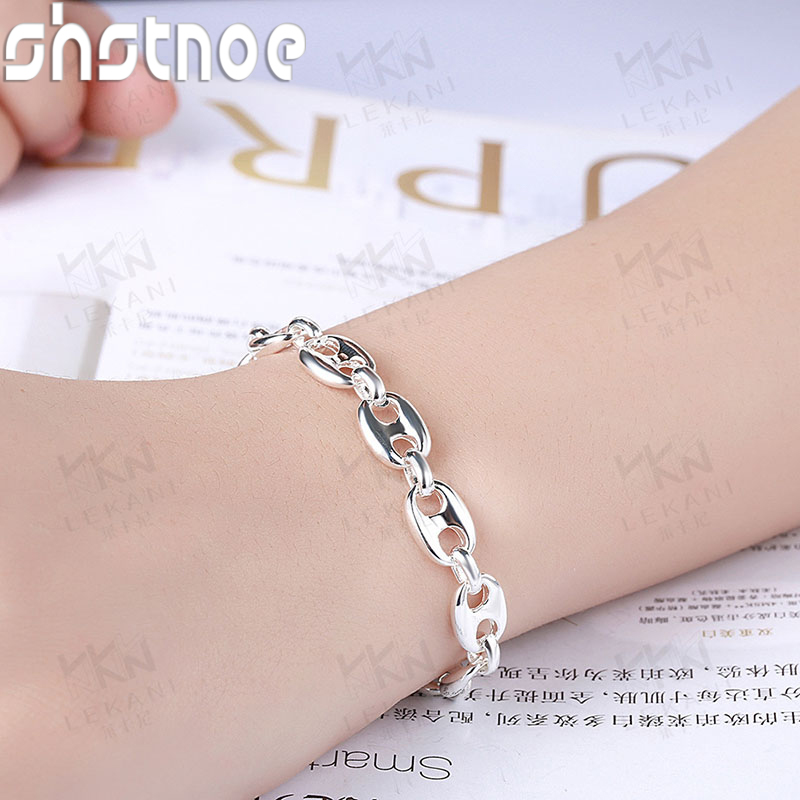 สร้อยข้อมือเงินแท้ 925 รูปจมูก - Men'S Accessories Trending บทวิจารณ์และราคา