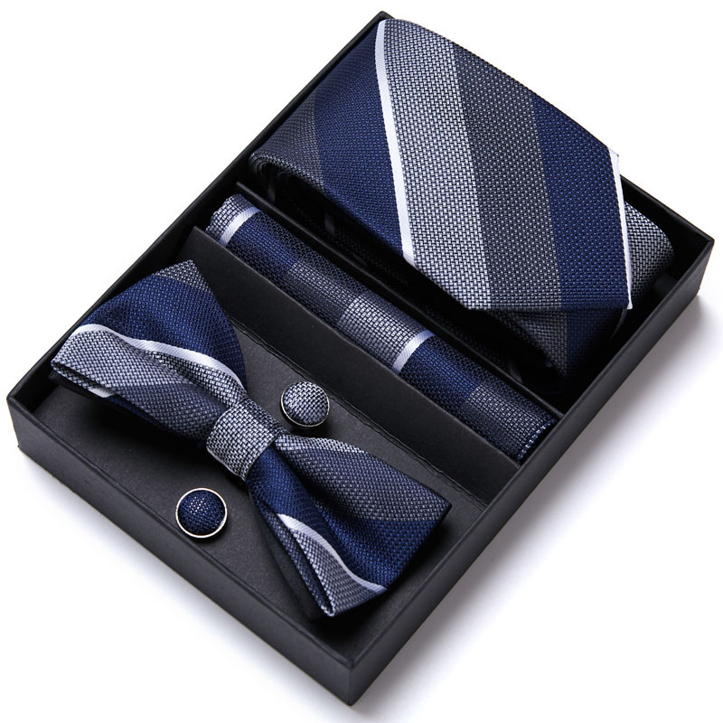 Tie สําหรับผู้ชายอย่างเป็นทางก - Neck Tie Set Box บทวิจารณ์และราคา