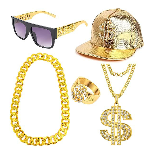 ชุดอุปกรณ์แต่งกายฮิปฮอปยุค 80s - Men'S Accessories In The 90S บทวิจารณ์และราคา
