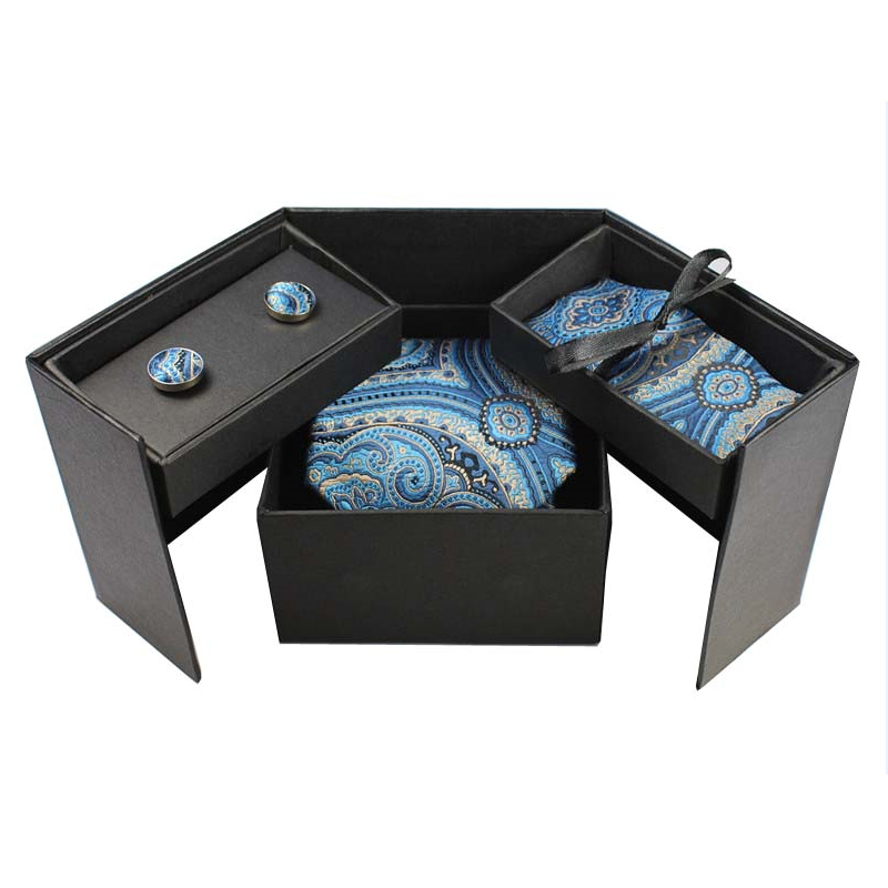 GUSLESON Tie ชุด Hanky Cufflin - Neck Tie Set Box บทวิจารณ์และราคา