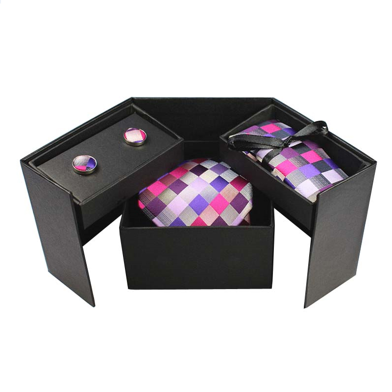 GUSLESON Tie ชุด Hanky Cufflin - Neck Tie Set Box บทวิจารณ์และราคา